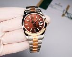 ROLEX 904L Steel 8215 Automatic Movement 41mm Brown Watch